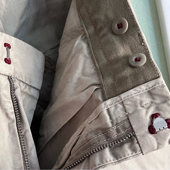 Incotex RED Women's Sz 29x31 100% Cotton BEIGE Straight Leg Chino Khaki Pants - Picture 9 of 16